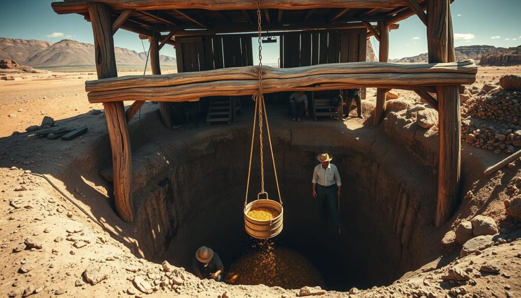 درآوردن طلا از چاه توالت