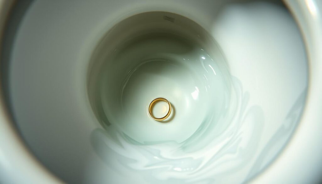 درآوردن طلا از چاه توالت